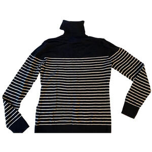 Women's Chaps Sweater, M, Black & White